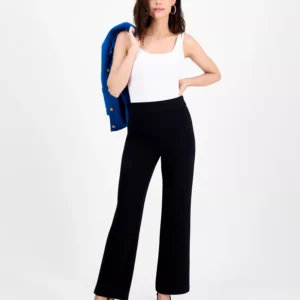 Petite High-Rise Bootcut Pull-On Pants, Macy's Exclusive
