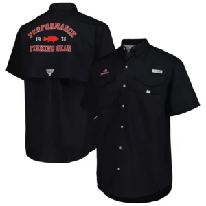 Men's Black Georgia Bulldogs Bonehead Button-Up Shirt