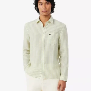Men's Regular-Fit Striped Long-Sleeve Shirt