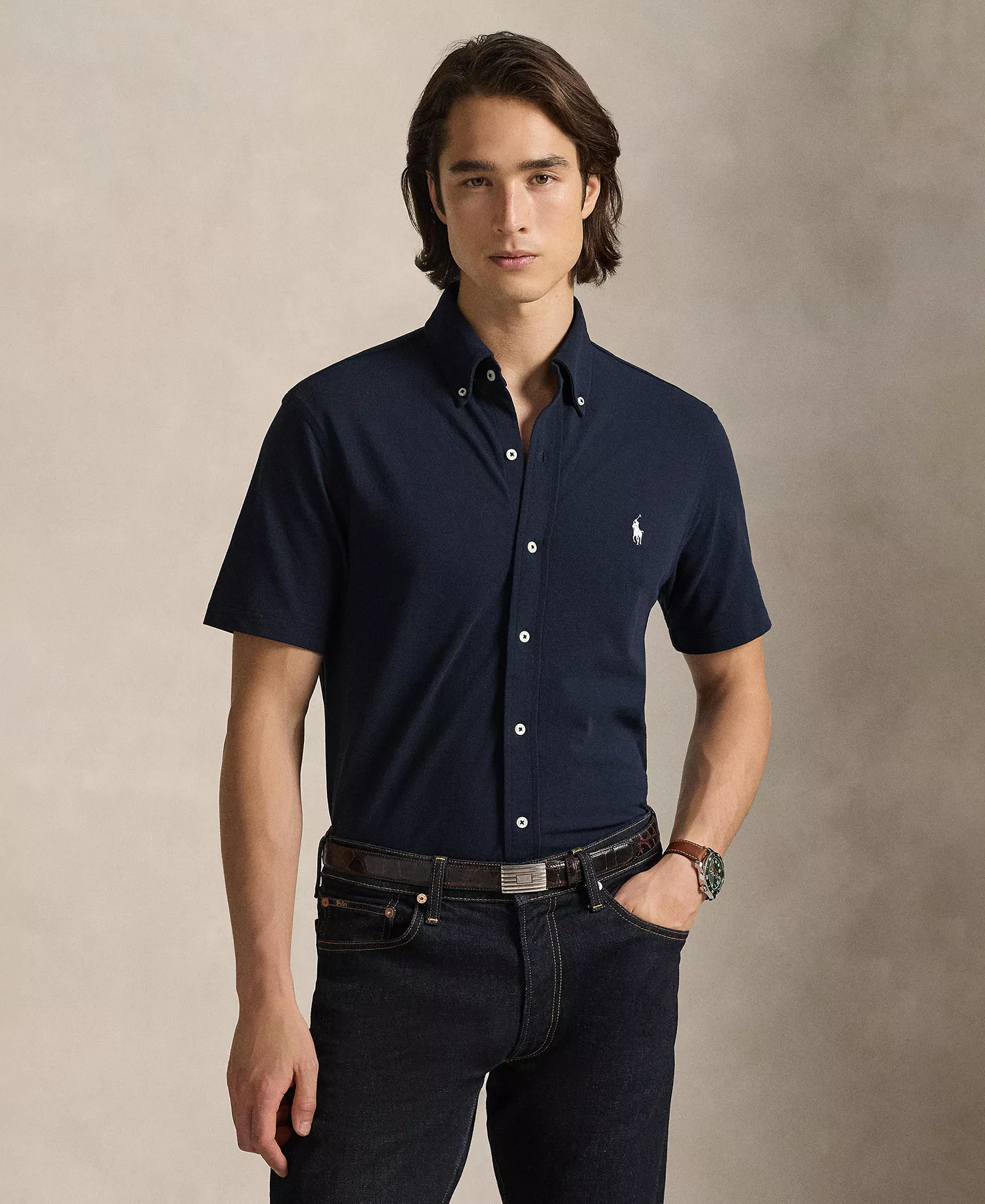 mni-beaf30d0d7d84dc85f191f50cf9436ce Men's Short-Sleeve Featherweight Shirt — изображение 3