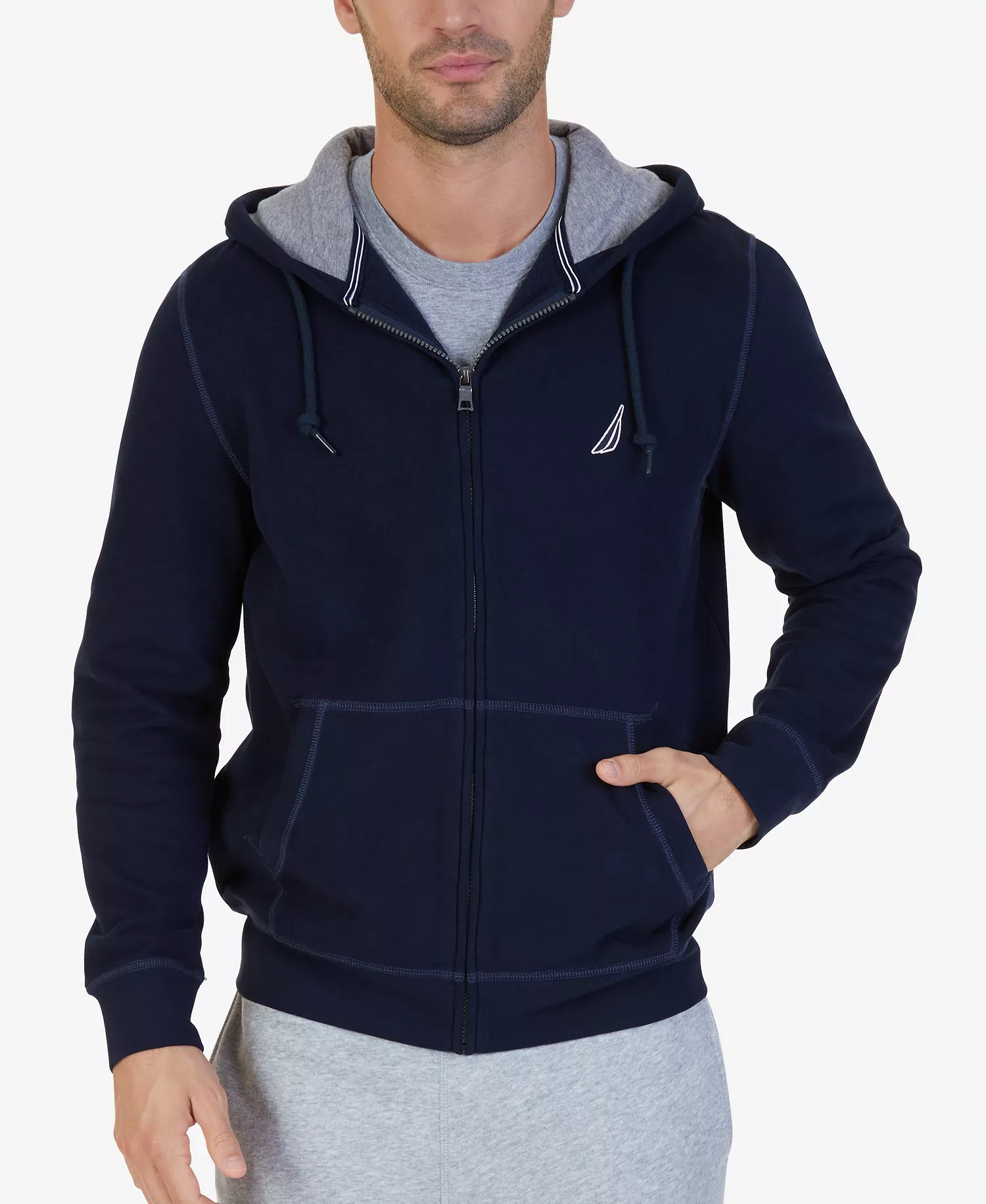 mni-bf07aabfdec6063bd0db16e41321cdf0 Men's Super Soft Fleece Full Zip Hoodie Sweatshirt and Jogger Pants