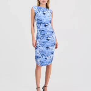 Women's Printed Sleeveless Sheath Dress, Macy's Exclusive