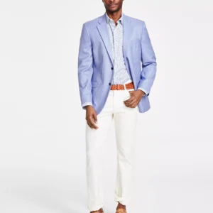 Men's Modern-Fit Stretch Solid Crush Weave Sport Coat