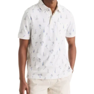 Men's Classic-Fit Sailboat Graphic Polo Shirt