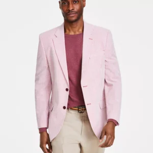 Men's Modern-Fit Seersucker Blazer