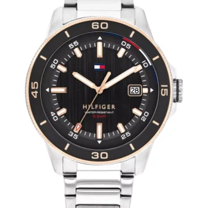 Men's Quartz Silver Tone Stainless Steel Bracelet Watch, 43mm