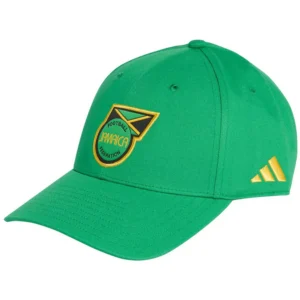 Men's and Women's Green Jamaica National Team Baseball Adjustable Hat