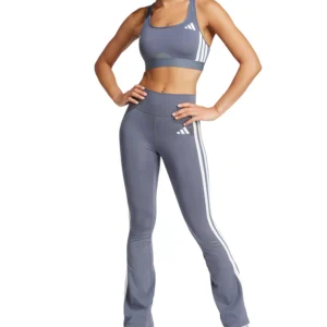 Women's Optime Essentials 3 Stripes Flared Leggings