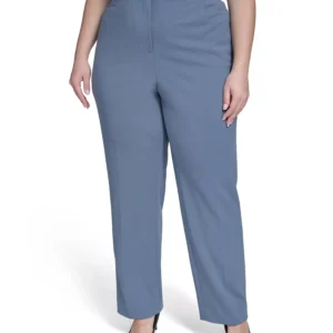 Plus Size Scuba Full Length Crepe Pants