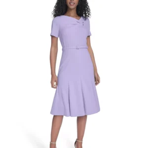 Women's Square Neck Midi Dress