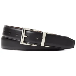 Men's Reversible Leather Dress Belt