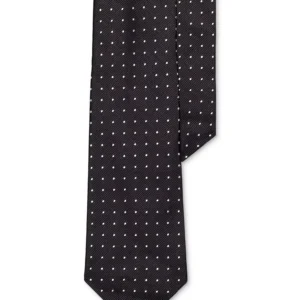 Men's Polka-Dot Silk Repp Tie
