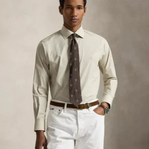Men's Regent Classic Fit Checked Poplin Dress Shirt