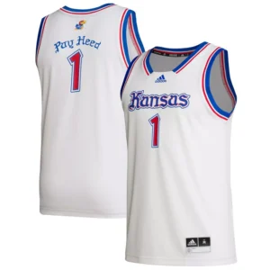 Men's 1 White Kansas Jayhawks Alternate Swingman Jersey