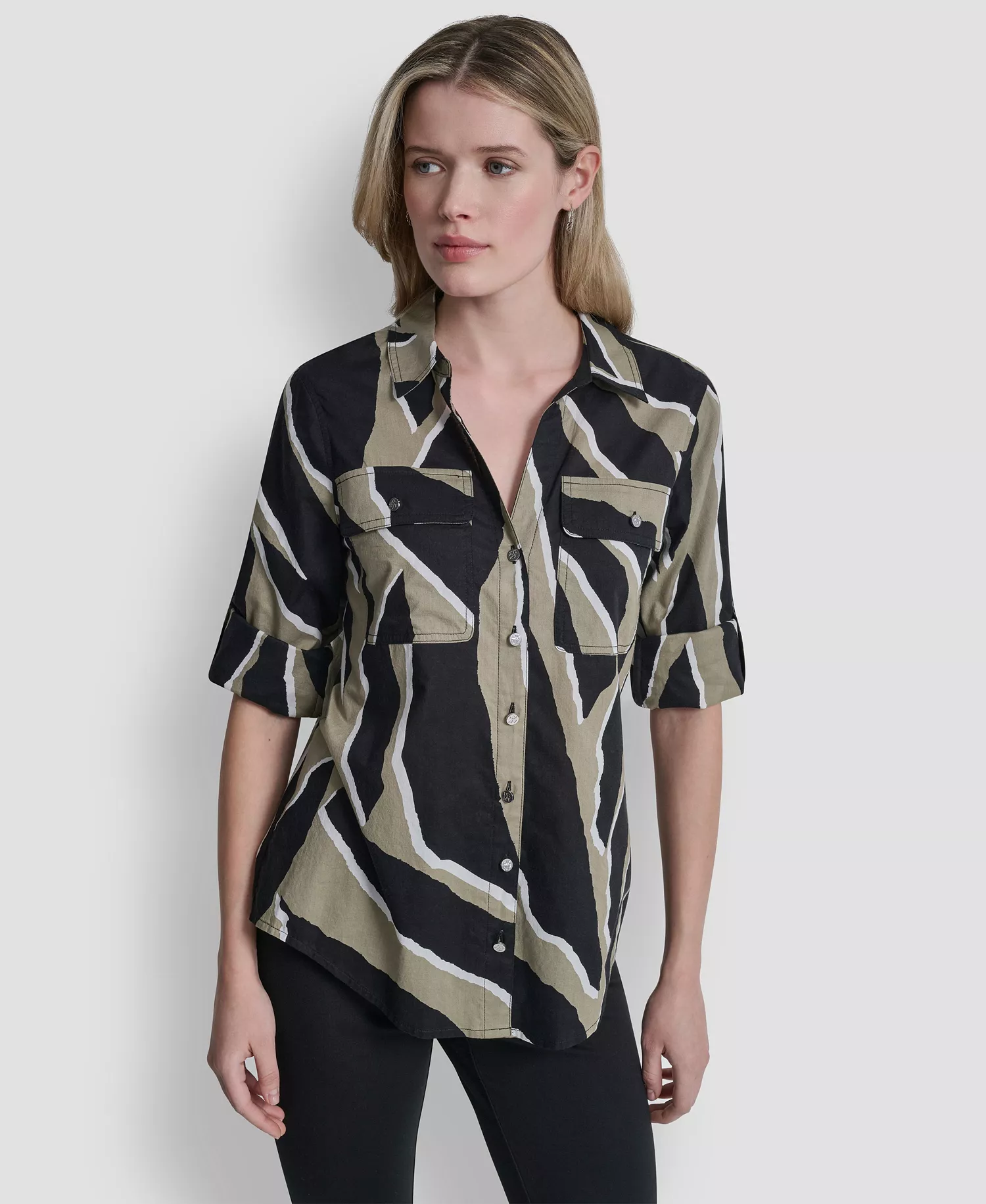 mni-c86ccdca25597cf1297aaacaecc6394c Women's Printed Long-Sleeve Shirt — изображение 4