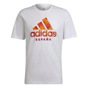 Men's White Spain National Team DNA Graphic T-shirt