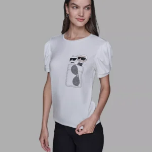 Women's Puff Short-Sleeve Top
