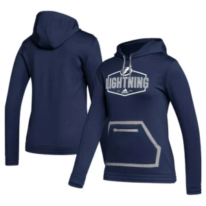 Women's Royal Tampa Bay Lightning Team Issue Pullover Hoodie