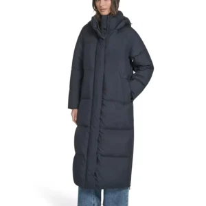 Women's Regular Extra Long Quilted Parka Jacket