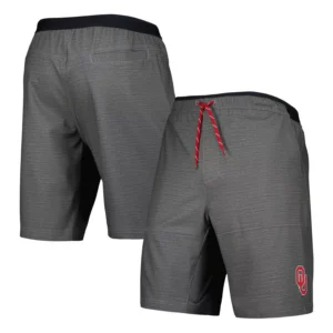 Men's Gray Oklahoma Sooners Twisted Creek Omni-Shield Shorts