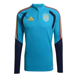 Men's Turquoise Spain National Team 2026 World Cup Tiro Training T-Shirt