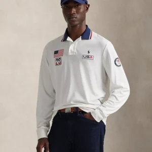 Men's Team USA Performance Mesh Polo Shirt