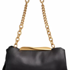Poplin Clutch Shoulder Bag