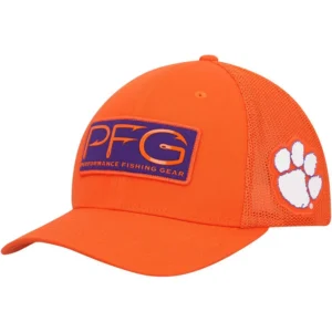 Men's Orange Clemson Tigers PFG Hooks Flex Hat