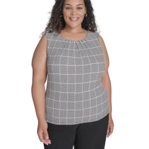 Plus Size Pleated Top