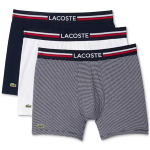 Men's Regular Fit Stretch French Flag Boxer Briefs, Pack of 3