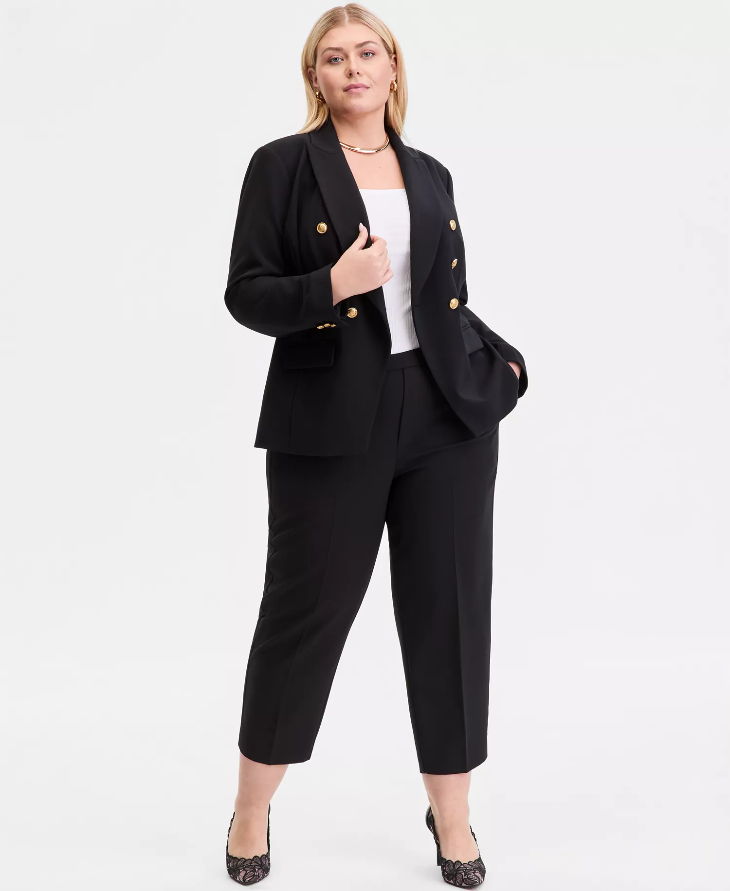 mni-cfc62ed3c694d0019dc7b475f2eece93 Plus Size High Rise Pull-On Cropped Pants, Macy's Exclusive