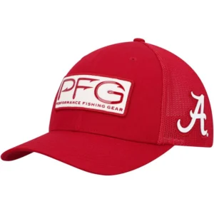Men's Crimson Alabama Crimson Tide PFG Hooks Flex Hat