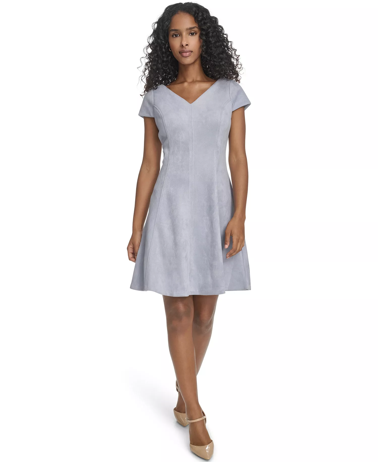 mni-d0f54d4d2c42afc260be7bba34efbe49 Women's V-Neck Dress
