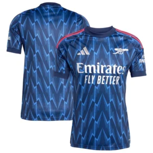 Men's Blue Arsenal 2025/26 Away Replica Jersey