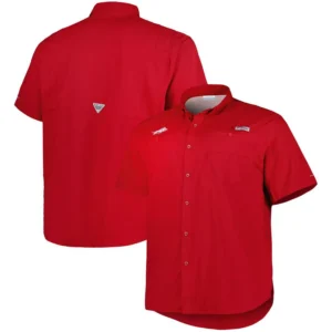 Men's Cardinal Arkansas Razorbacks Big and Tall Collegiate Tamiami Button-Down Shirt
