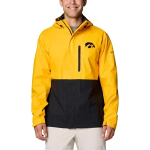 Men's Gold Iowa Hawkeyes Field Bound Omni-Tech™ Full-Zip Jacket