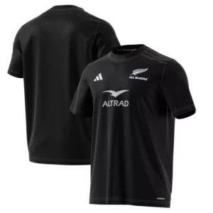 Men's Black New Zealand Rugby 2024/25 AEROREADY T-Shirt