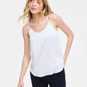 Women's Linen-Blend Scrunch-Sleeve Blazer, Scoop-Neck Camisole & Pull-On Pants, Macy's Exclusive