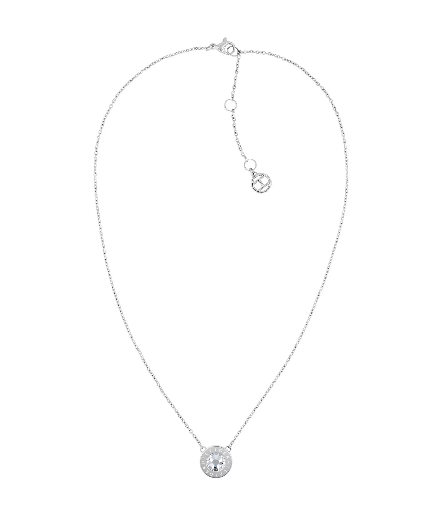mni-d69dd166481d5b9cb26bb61df40cffbf Women's Silver-Tone Stainless Steel Stone Necklace