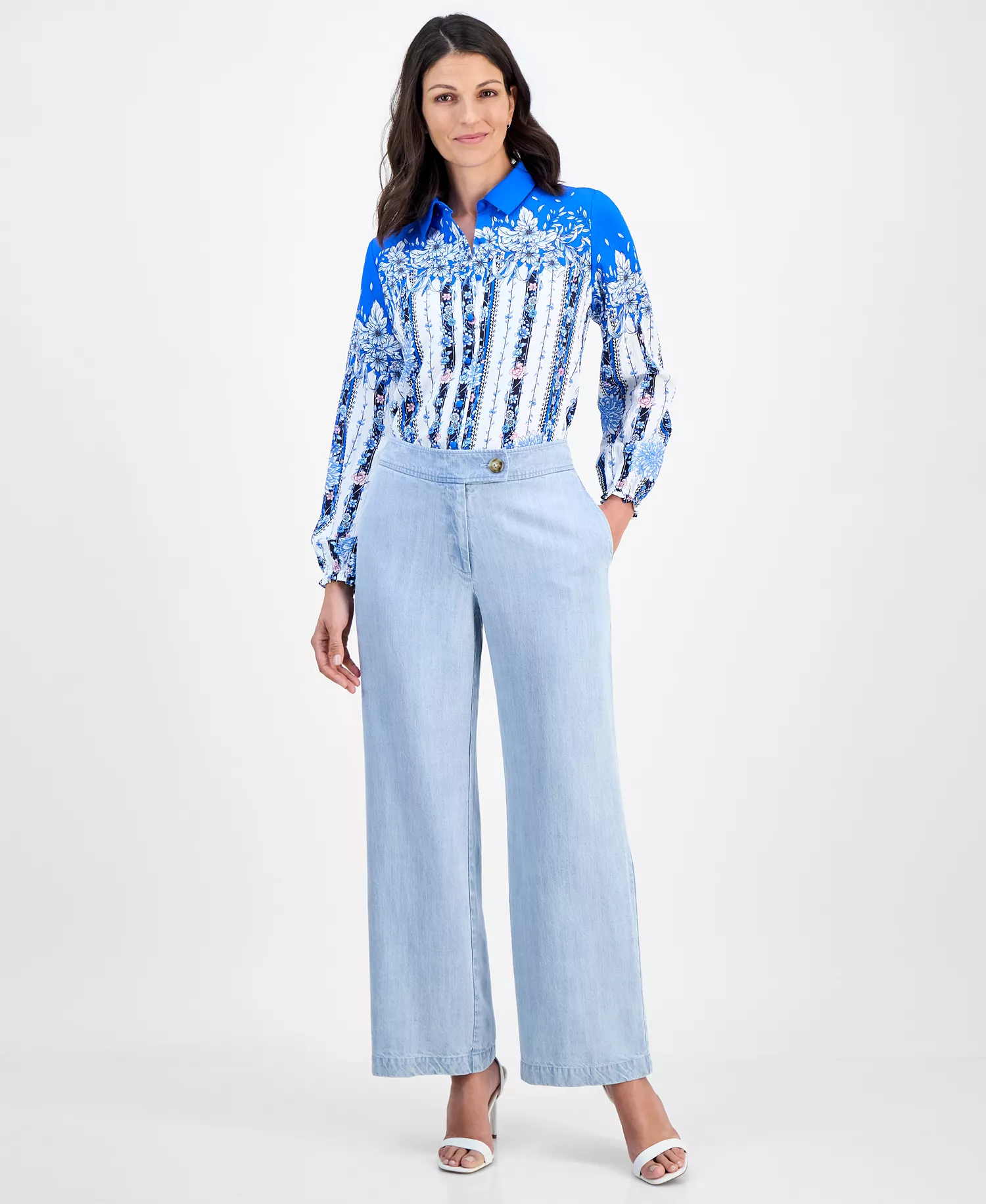 mni-d9b92e8dbb949c935b21d0a5c3e2dffb Women's High-Rise Wide-Leg Pants