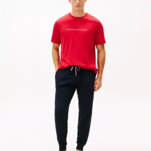 Sueded Jersey Top and Pajama Sleep, 2-Piece Set