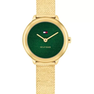 Women's Quartz Gold Tone Stainless Steel Mesh Bracelet Watch, 26mm
