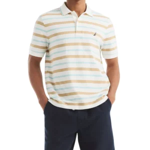 Men's Birdseye Stripe Polo Shirt
