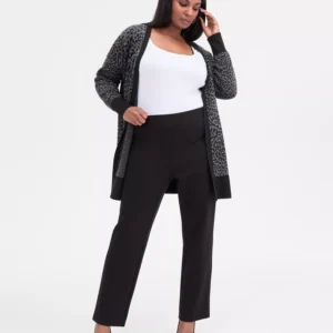 Plus Size High-Rise Slim-Fit Ankle Pants, Macy's Exclusive