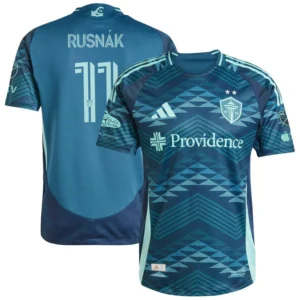 Men's Albert Rusnak Blue Seattle Sounders FC 2025 The Salish Sea Kit Authentic Player Jersey