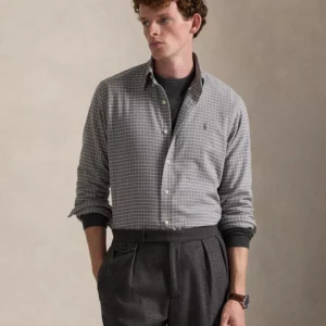 Men's Classic-Fit Long-Sleeve Checked Shirt