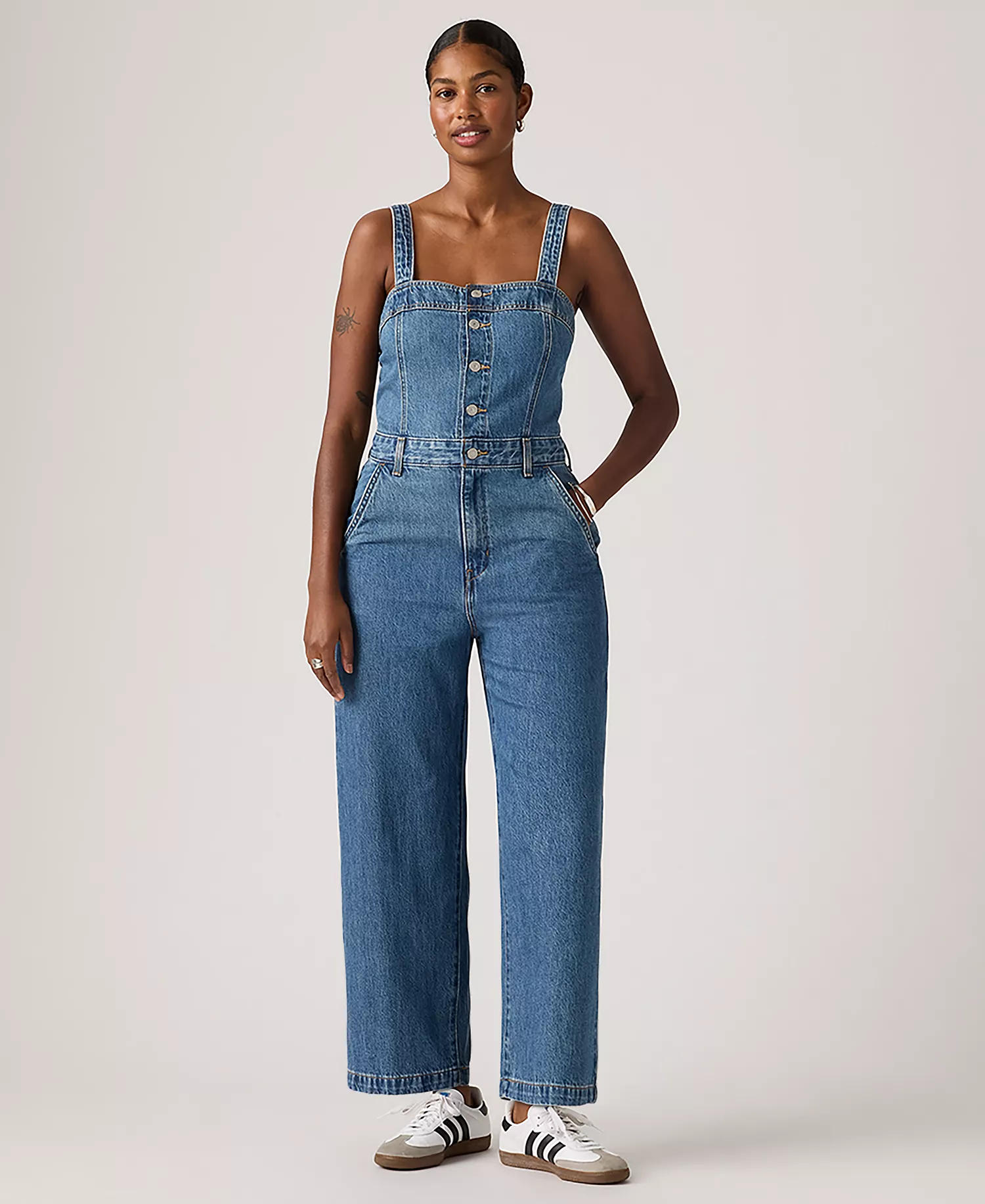 mni-ddb46ad673980f5386e075e1a59db762 Women's Square Neck Jumpsuit