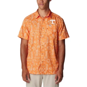 Men's Tennessee Orange Tennessee Volunteers Super Slack Tide Omni-Wick Button-Up Shirt
