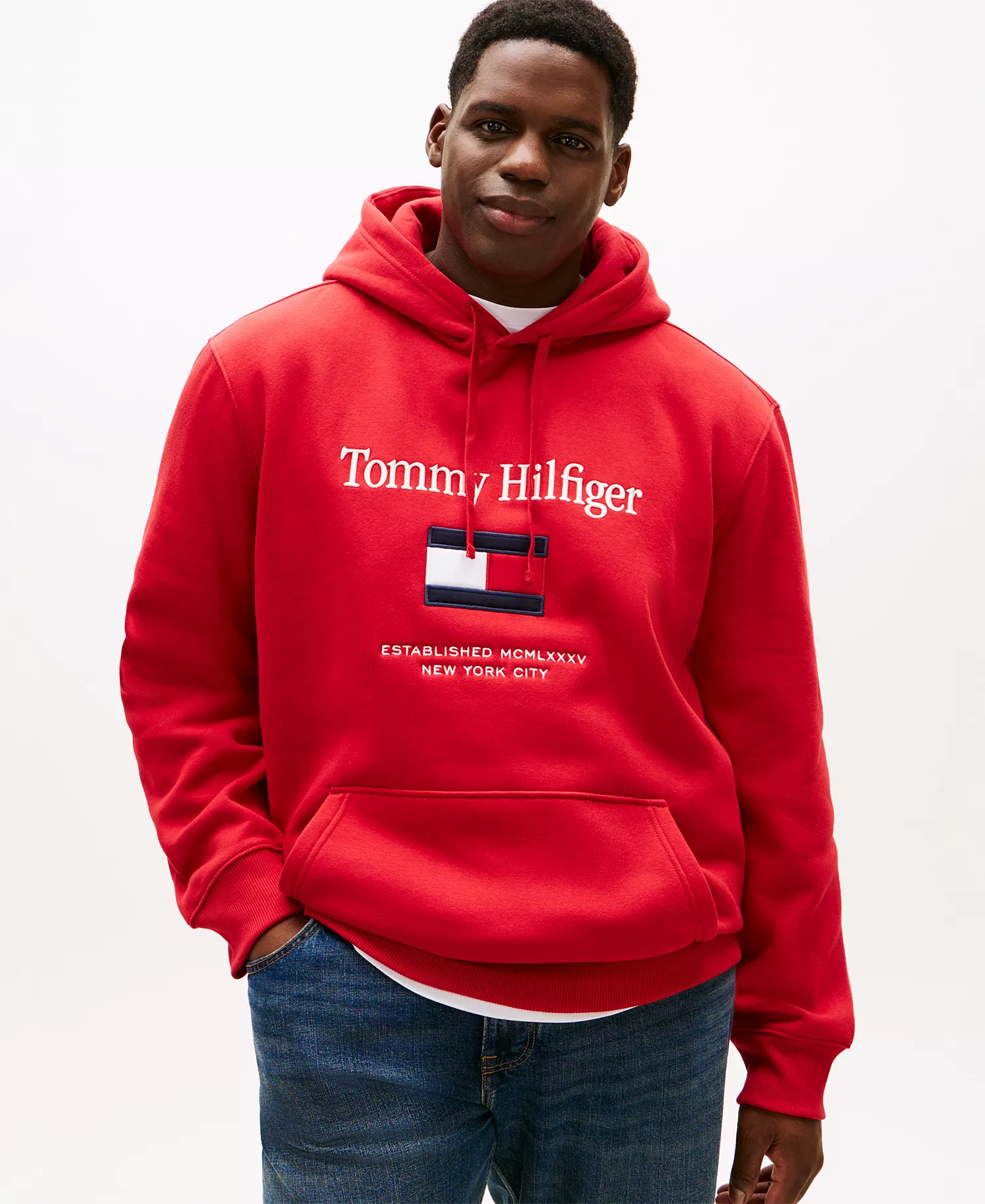 mni-de8c0b8f85ad59fc1c1431fb290b2789 Men's Big & Tall Embroidered Flag Hooded Sweatshirt — изображение 5