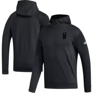 Men's Black Charlotte FC 2023 Player Travel Pullover Hoodie